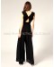 Ruffle Jumpsuit With Wide Leg